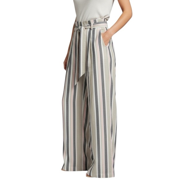 EXPRESS Striped High Waist Wide Leg Palazzo Pants Size Small NWT - Picture 6 of 7